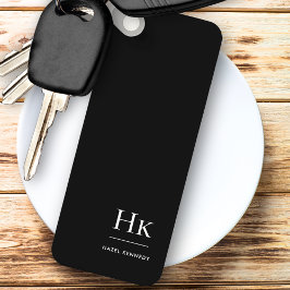 Monogramm Modernes Klassisches Minimalistisches Sc Schlüsselanhänger