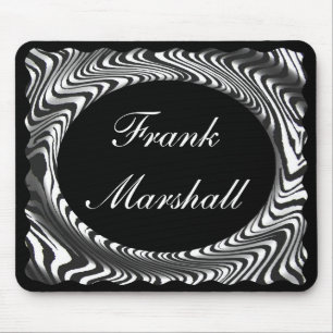 Monogramm - MOUSEPAD-ZEBRA STREIFEN-ENTWURF Mousepad
