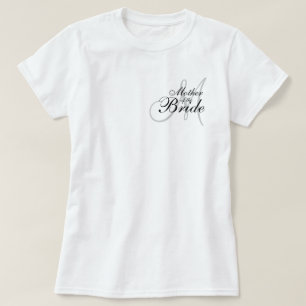 Monogramm Mutter der Braut Hochzeit T—Shirt T-Shirt