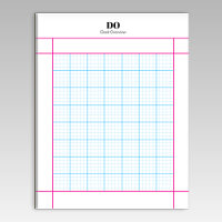 Monogramm-Name 5x5 Ingenieurpapier Notizblock