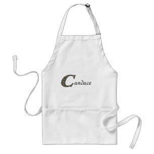 Monogramm Name Anfangsbuchstabe C Hortensie Person Schürze