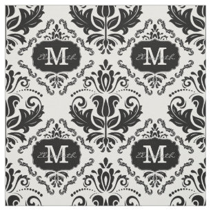 Monogramm-Name für den klassischen und schicken S Stoff