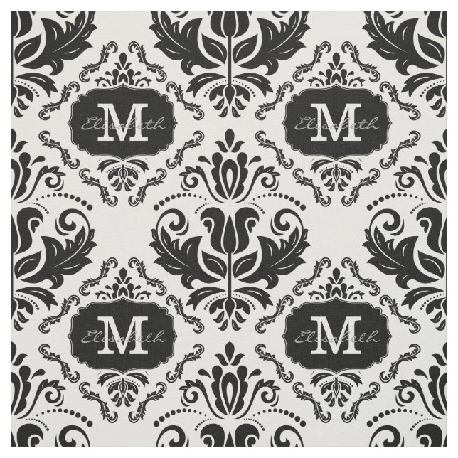 Monogramm-Name für den klassischen und schicken Sc Stoff (Muster)