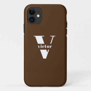 Monogramm Name Intital veränderbare Personalisieru Case-Mate iPhone Hülle