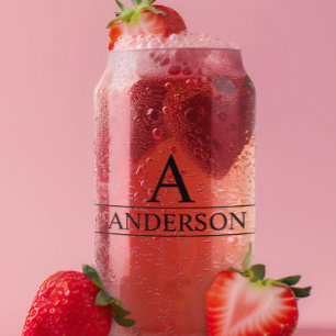 Monogramm Name Personalisiert Classic Dosenglas