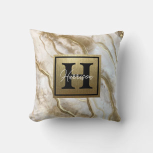 Monogramm-Name Personalisiert Kissen