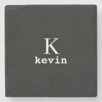 Monogramm-Name Schwarz-Weiß-Männer modern