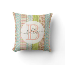 Monogramm Name Shabby Rosen auf rustikalem Holz Co
