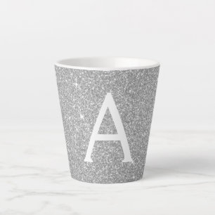 Monogramm-Name und Anfangsbuchstabe des Silver Spa Milchtasse