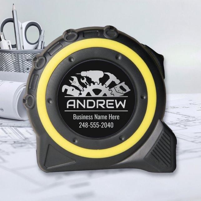 Monogramm-Name und Logo für die Anwendung Maßband (Von Creator hochgeladen)