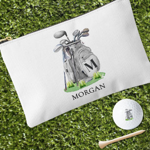 Monogramm Namens Golf Zubehörtasche