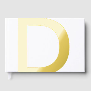 Monogramm Namensbuchstabenalphabet einfach klein t Gästebuch