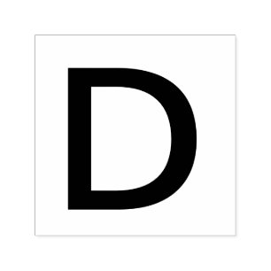 Monogramm Namensbuchstabenalphabet einfach klein t Permastempel
