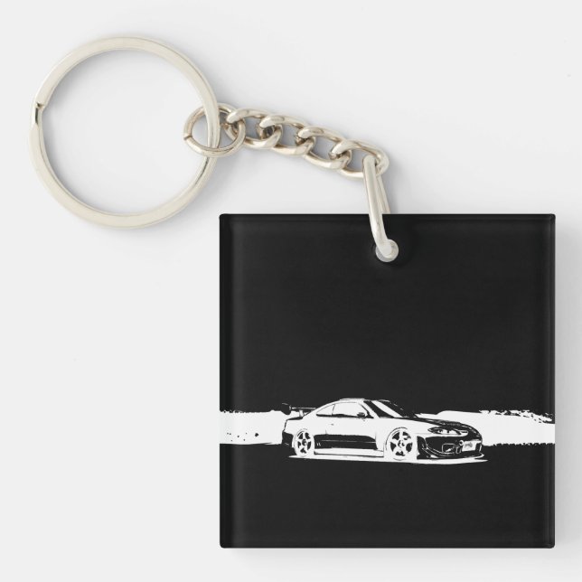 Monogramm Nissan Silvia Schlüsselanhänger (Vorderseite)