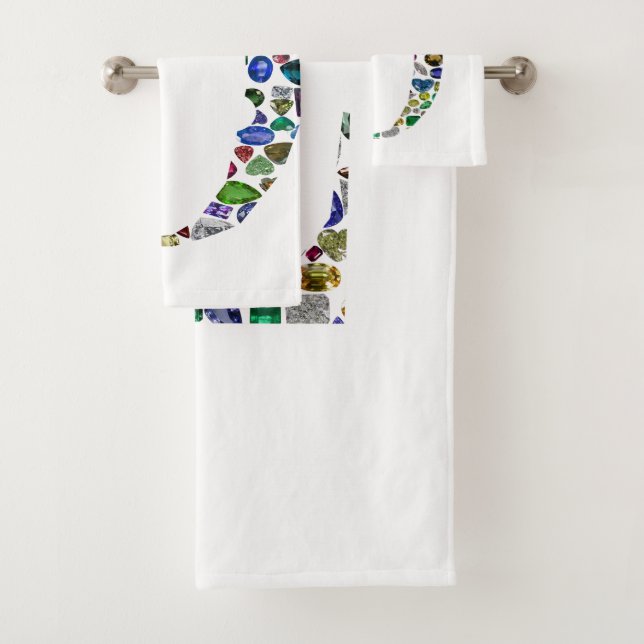 Monogramm 'O' Badhandtuch Set (Insitu)