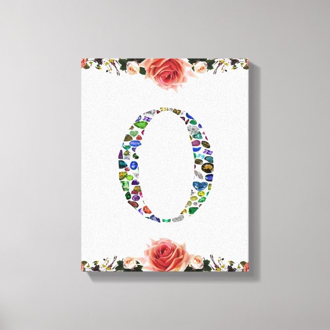 Monogramm 'O' Leinwanddruck (Vorderseite)