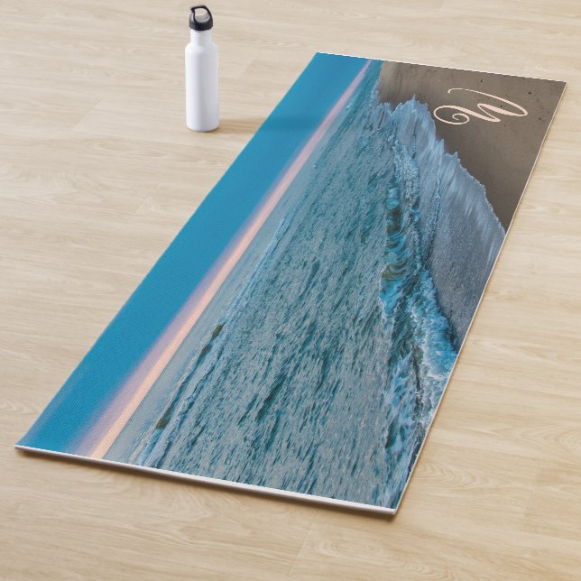 Monogramm Ocean Beach Scenes Yogamatte (Beispiel)
