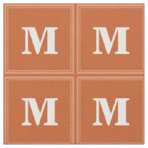 Monogramm orange
