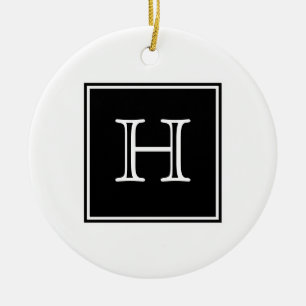 Monogramm-Ornament Keramik Ornament