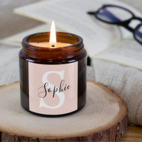 Monogramm Pastell mit Personalisiertem modernen Na