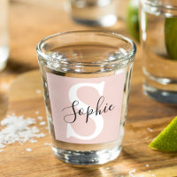 Monogramm Pastell mit Personalisiertem modernen Na