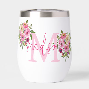 Monogramm   Personalisiere   Aquarell   Floral