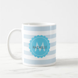 Monogramm, personalisiert, benutzerdefinierte Tass Kaffeetasse