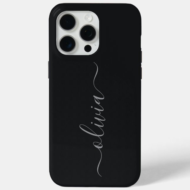 Monogramm personalisiert Case-Mate iPhone hülle (Rückseite)