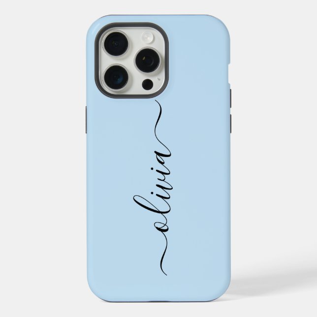 Monogramm personalisiert iPhone hülle (Rückseite)