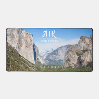 Monogramm Personalisiert Yosemite Schreibtischunterlage
