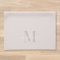 Monogramm Personalisierter Name für moderne rosa