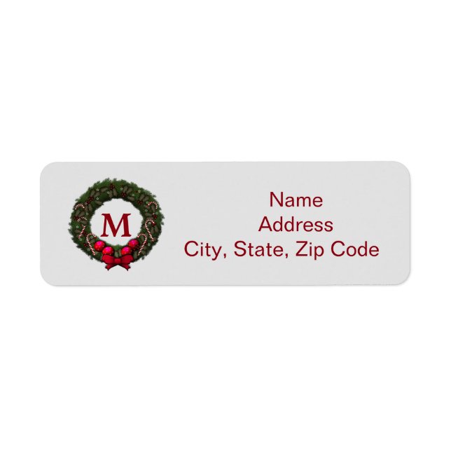 Monogramm Personalisiertes Weihnachtsgeschenk (Vorne)