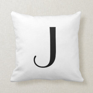 Monogramm Pillows Buchstaben J Kissen