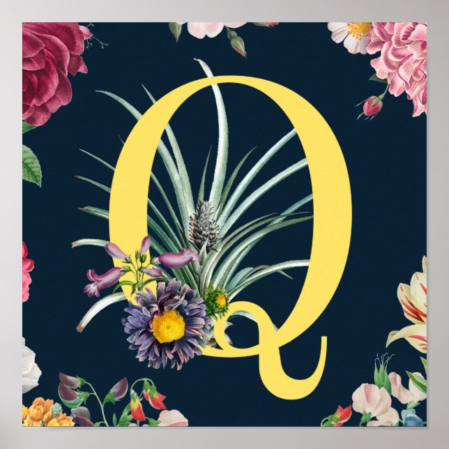 Monogramm Poster (Vorne)
