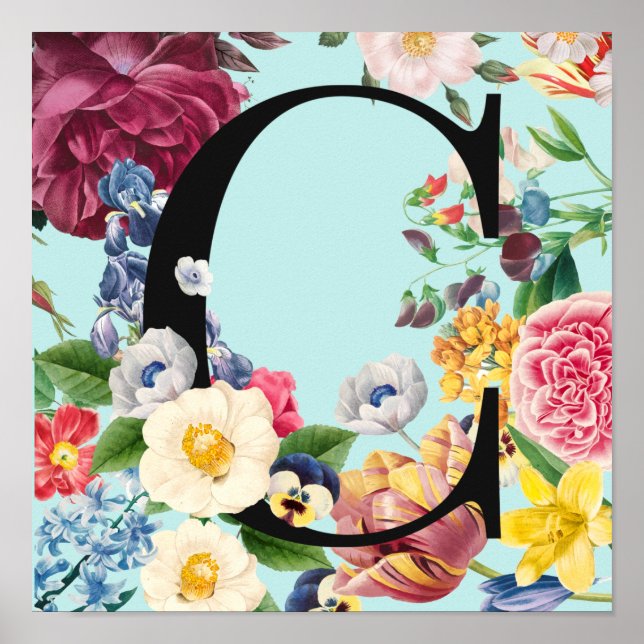 Monogramm Poster (Vorne)