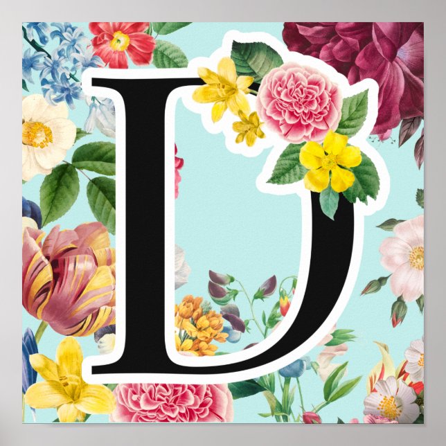 Monogramm Poster (Vorne)