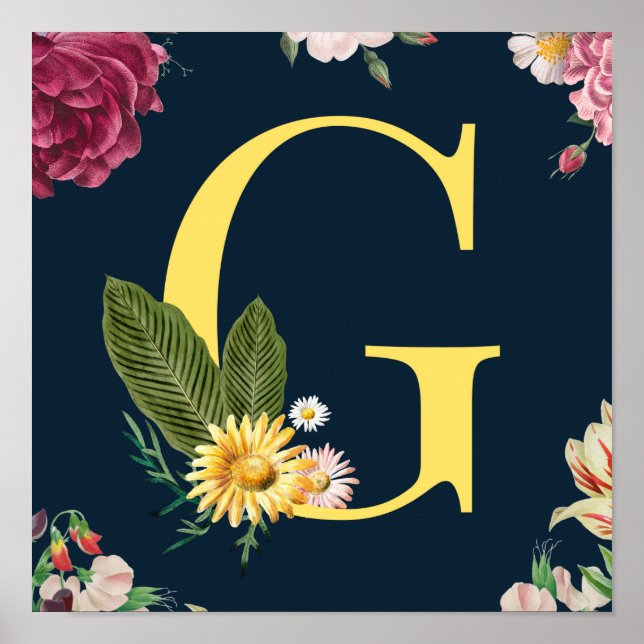 Monogramm Poster (Vorne)