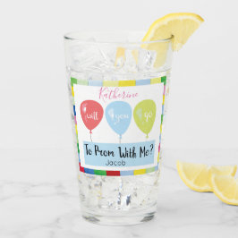 Monogramm Promposal Abschlussball-Ballone Glas