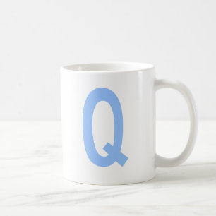 Monogramm Q Initial Kaffeetasse
