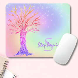 Monogramm Rainbow Mouse Pad Mousepad