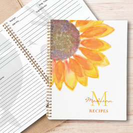 Monogramm-Rezeptur Notizbuch