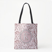 Monogramm Rosa Blush-Marmor