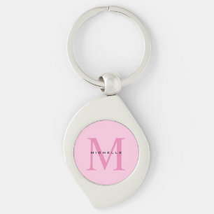 Monogramm Rosa Ihr Name Sondergeschenk Geliebte ei Schlüsselanhänger