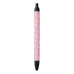 Monogramm-Rosa-Kreismuster Kugelschreiber