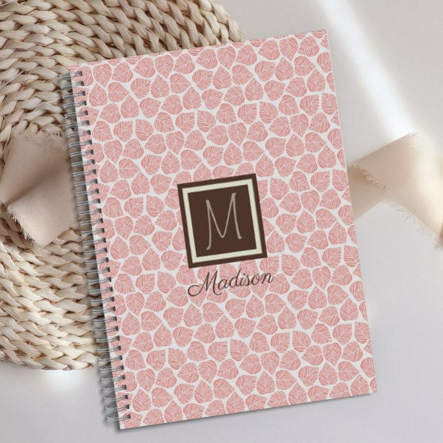Monogramm rosa Leaf Planer (Von Creator hochgeladen)