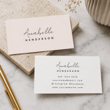 Monogramm Rosa | Moderne Minimalistische Weibchen