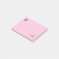 Monogramm Rosa Rosa K