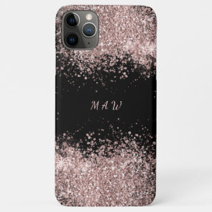 Monogramm, rosa Sparkle, Glam, Case-Mate iPhone Hülle