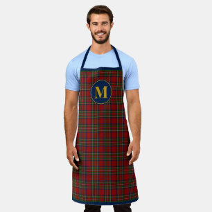 Monogramm Royal Stewart Tartan Scott Schürze
