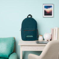 Monogramm Rustikales Aquamarin Blau